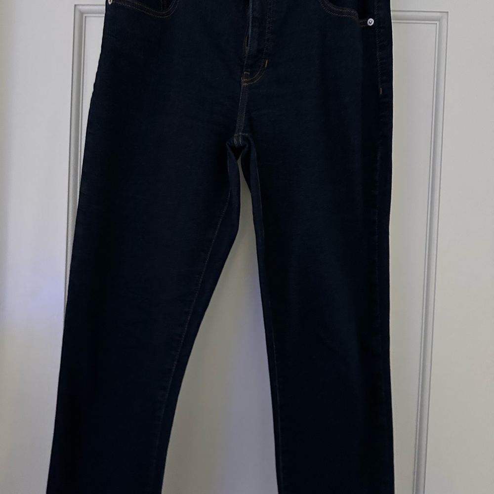Banana Republic Factory High Rise Slim Jean Banana Republic Jeans Dark Rinse - Picture 8 of 10
